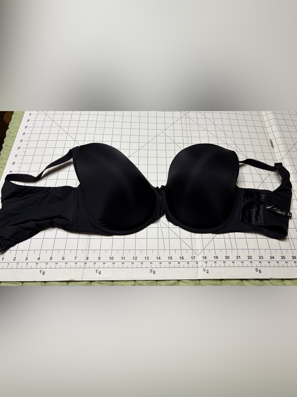Torrid Lace Trimmed Black Push-Up Bra 40F